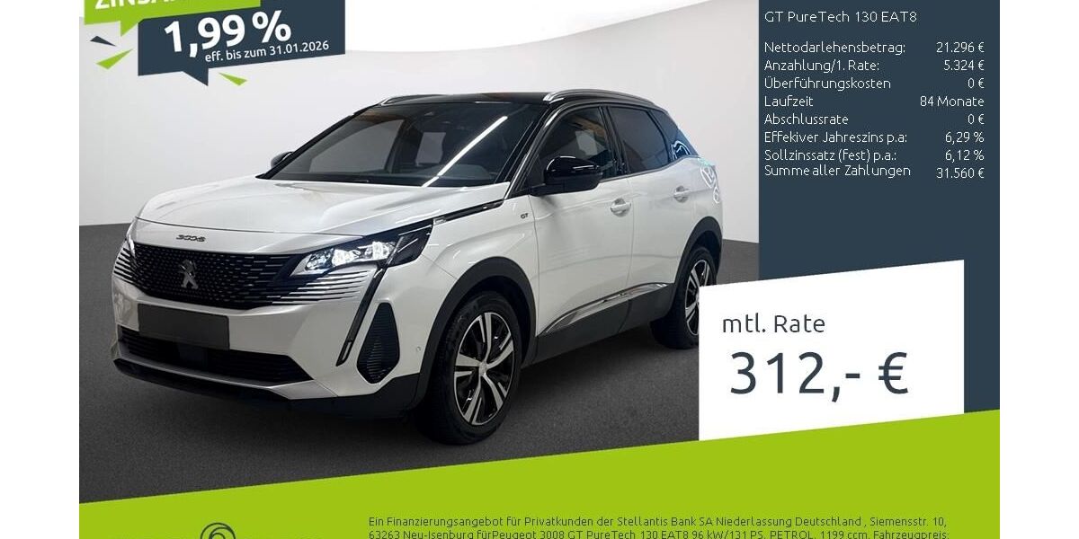 Peugeot 3008 30.901 km 26.620 &euro; Dülmen 48249