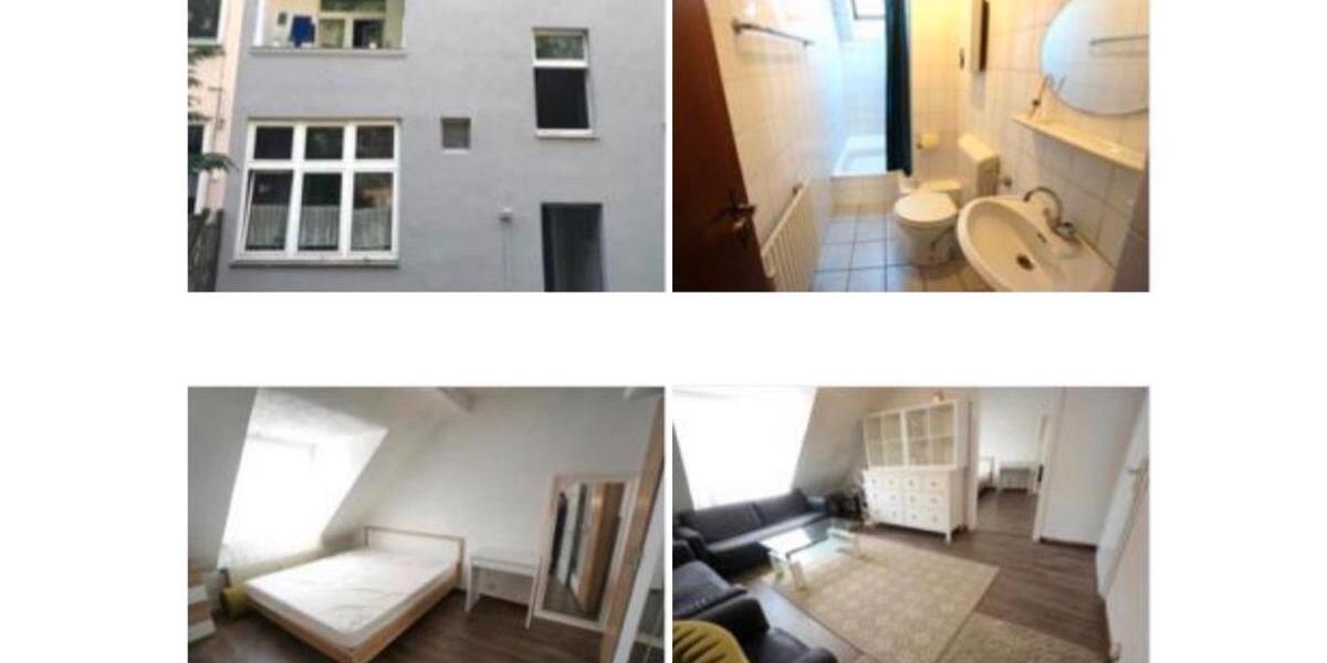 Dachgeschoßwohnung Essen Frillendorf - 2 Zimmer, 43 m&sup2;, 550&euro; | Angebot:26196210