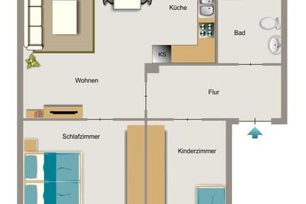 Wohnung Lünen Alstedde - 3.5 Zimmer, 50 m&sup2;, 451&euro; | Angebot:25956752