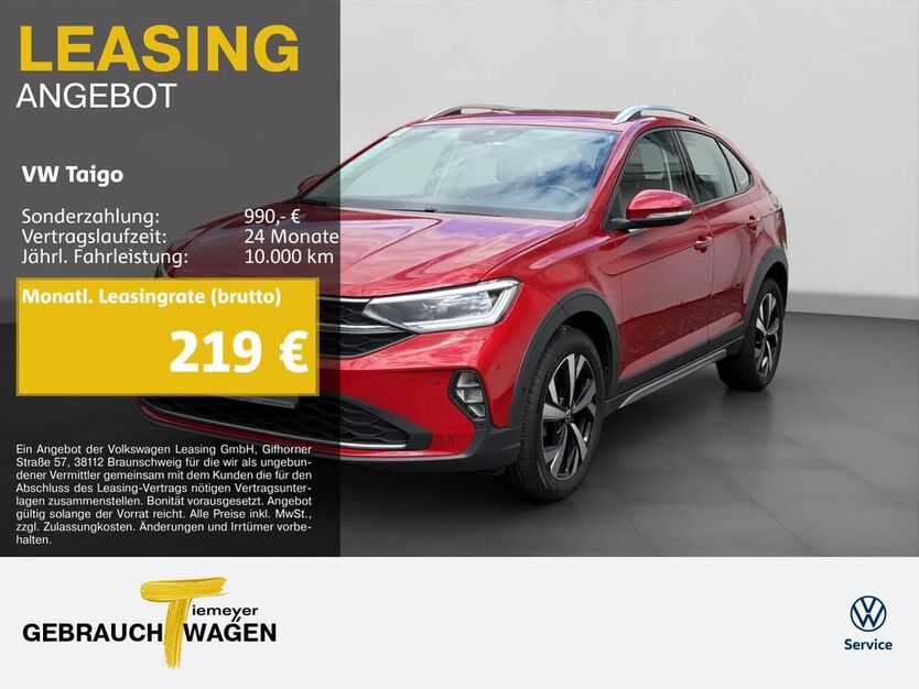 VW Taigo 37.075 km 25.480 € Recklinghausen 45663