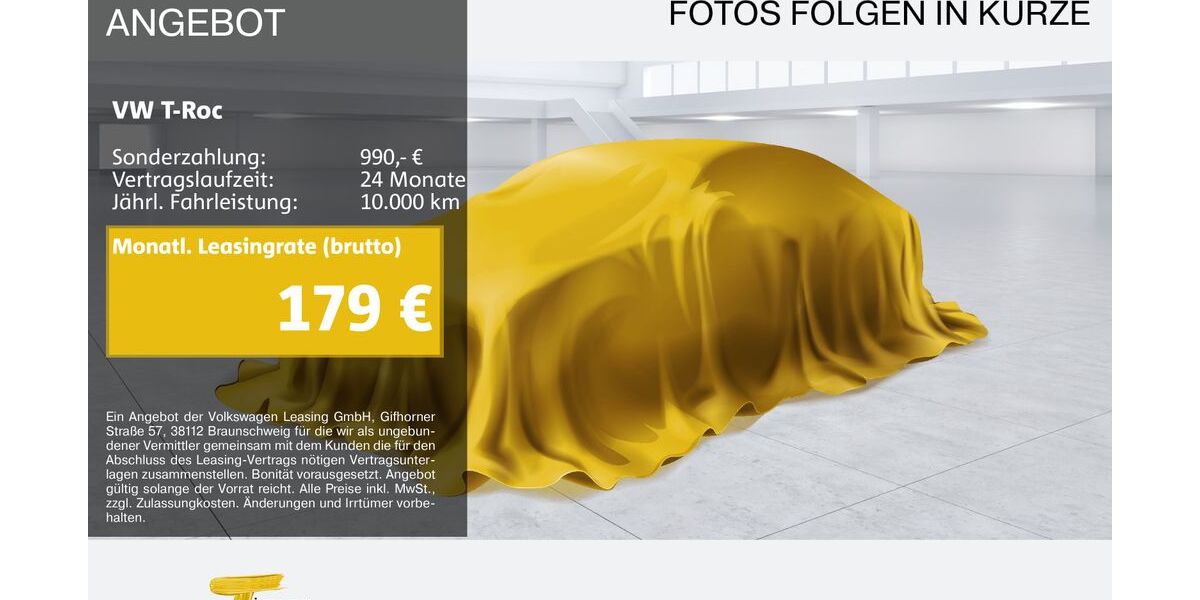 VW T-Roc 25.200 km 23.430 &euro; Marl 45770